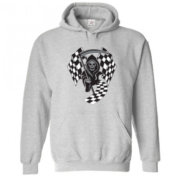 Racing Grim Repear Unisex Classic Kids and Adults Pullover Hoodie									 									 																	 									 									